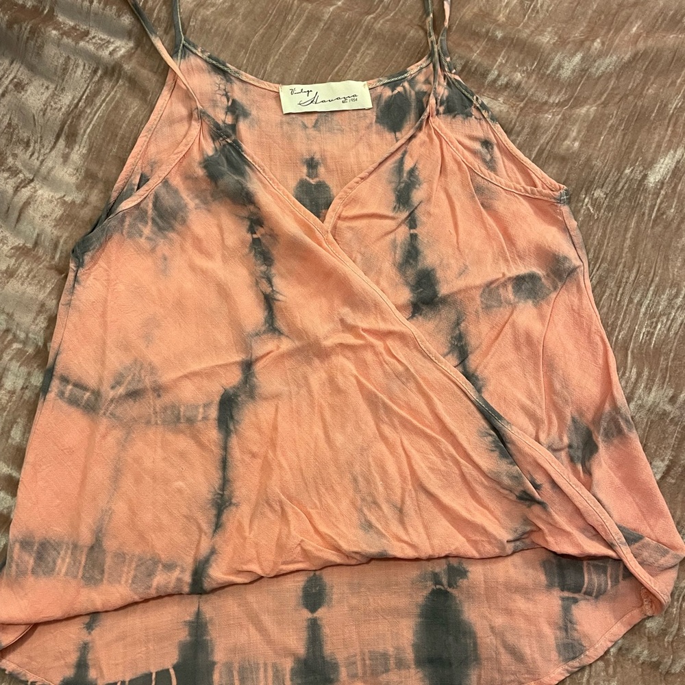 Vintage Havana tie dye crossover tank